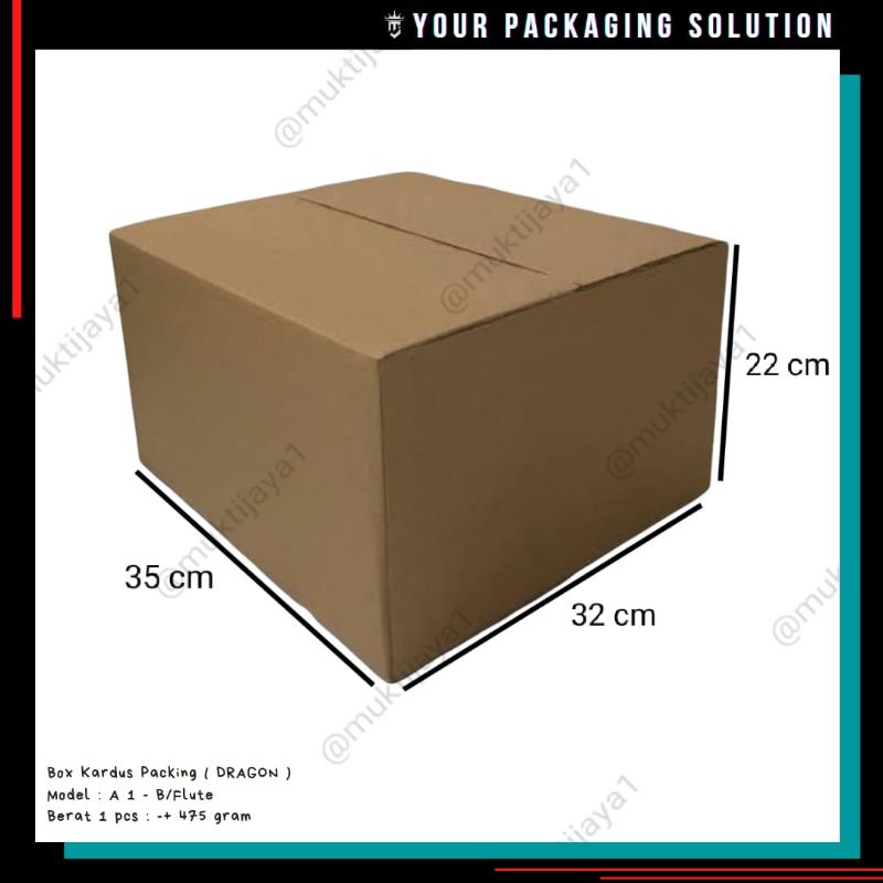 

Box Dragon • 35x32x20cm • Kotak/ Kardus/ Karton