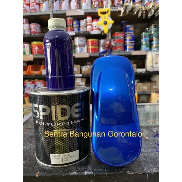 cat spider candytone Blue SPC 03 jenis PU