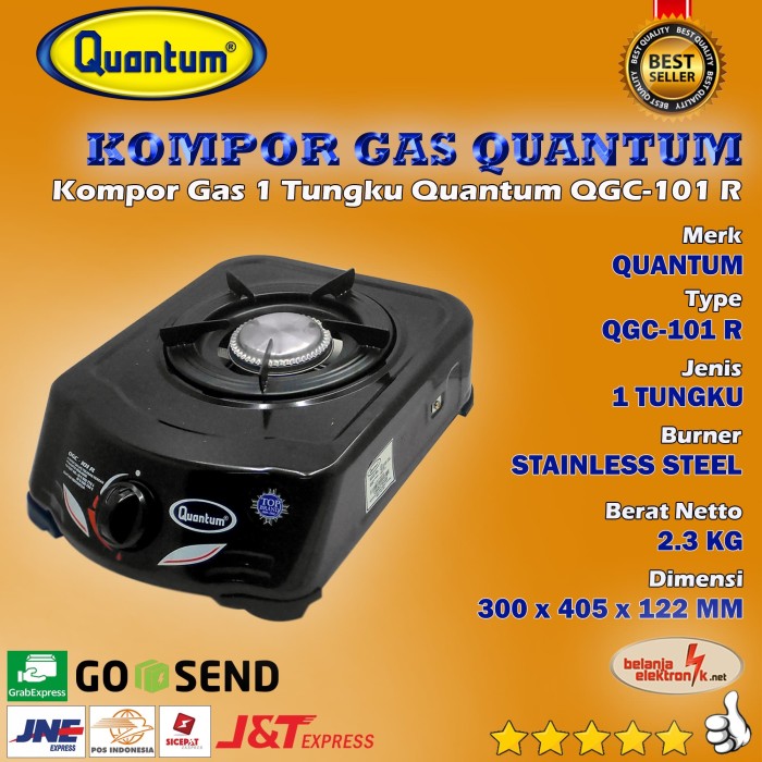 PROMO KOMPOR GAS QUANTUM QGC-101R 1 TUNGKU