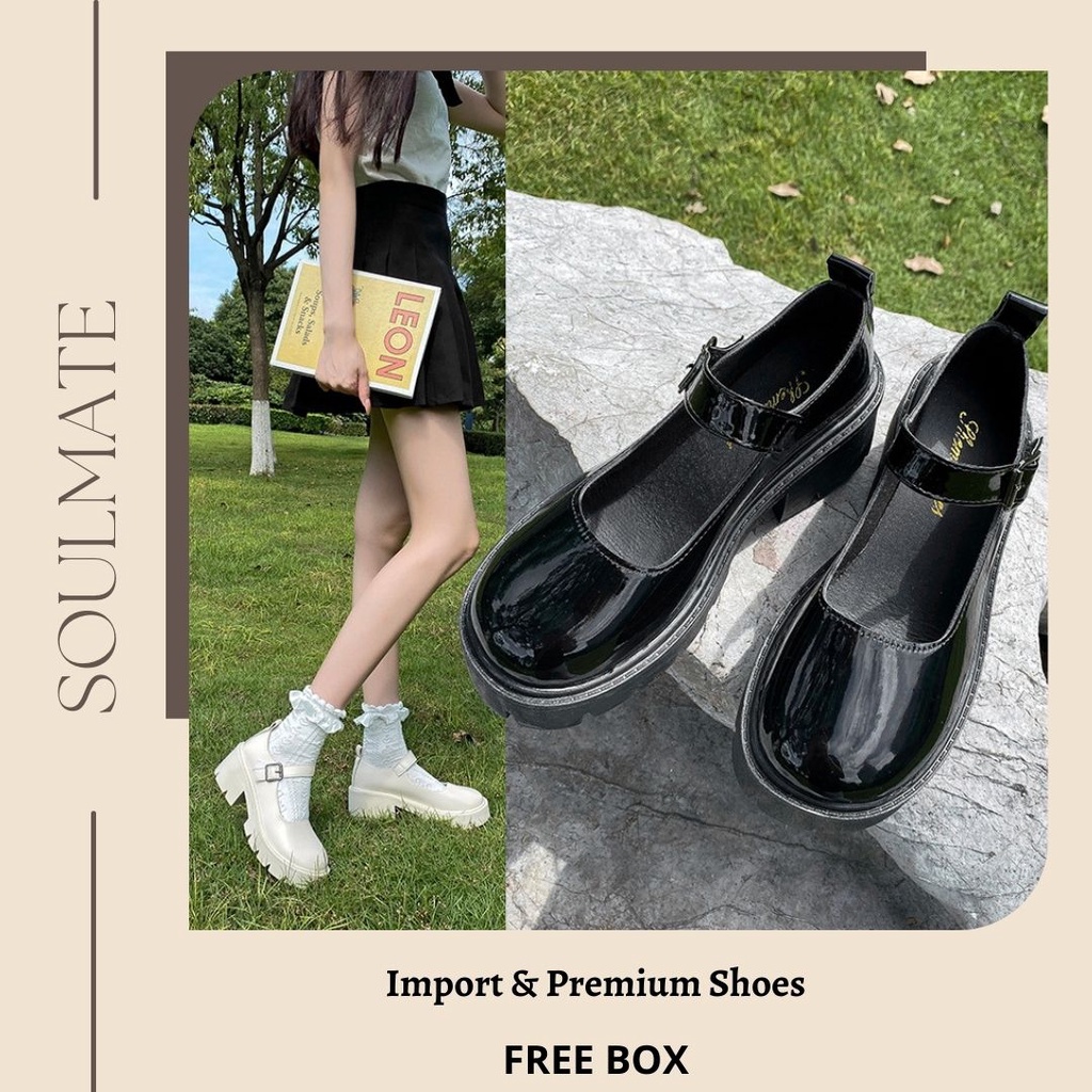 SOULMATE SM-005 Sepatu Loafers/Oxford Wanita Fashion Import Premium Quality