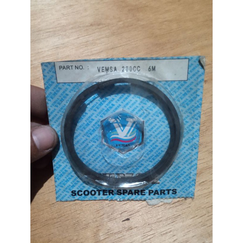 ring seher piston vespa P200XE oversize 6M