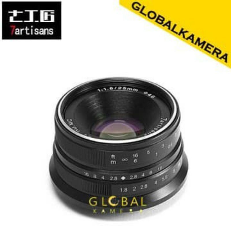 7Artisans 25mm F1.8 For Canon EOS-M