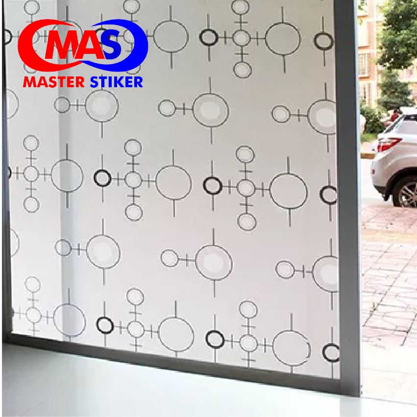 Stiker kaca /Kaca Film / stiker kaca  Motif Bulet 29