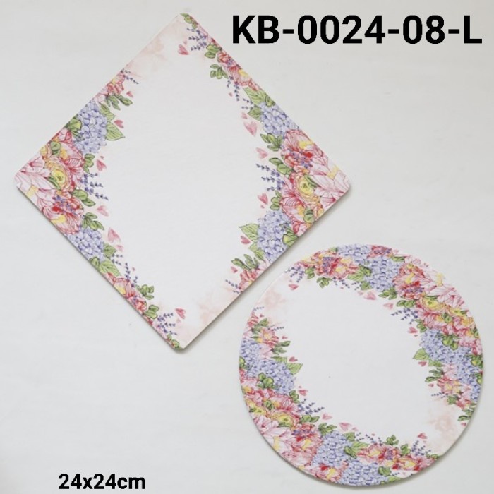 

GR-KB-0024-08 GROUP 2 CAKE BOARD TATAKAN KUE KOTAK BULAT 24CM BUNGA TERBARU