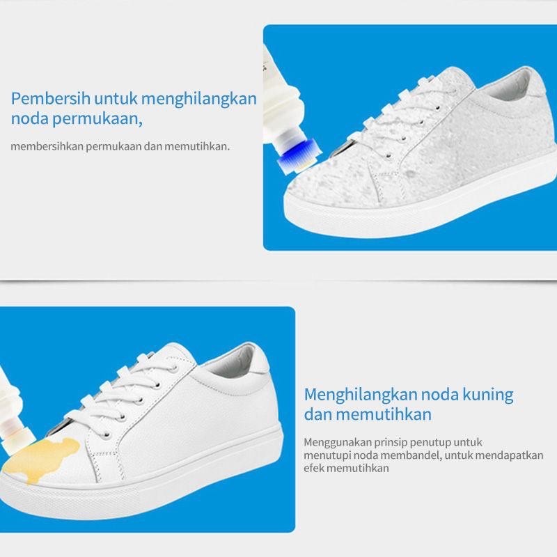 Cream Cairan Pembersih Pemutih Sepatu / Sneakers Shoes Cleaner Ajaib Stain Remover - BUM