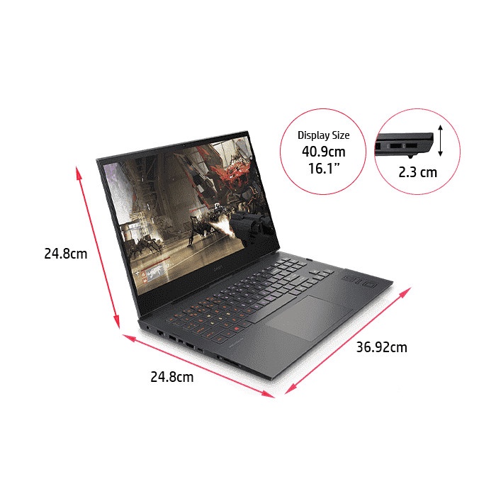 HP OMEN Laptop 16 c0092AX Ryzen 7-5800H 16GB RTX 3070 8GB 512GB SSD