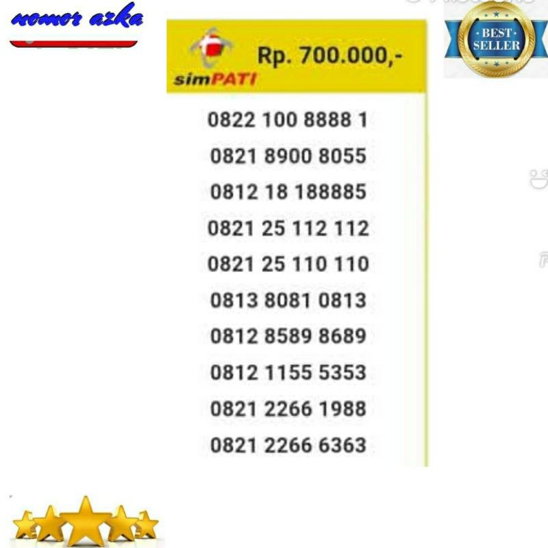 Nomor cantik simpati 0821 8990 8055 seri boss 8055 rapi Bsm03