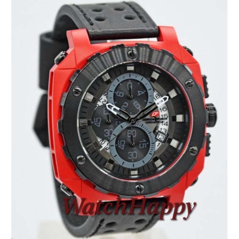 CHRONOFORCE ORIGINAL Mens Watches 5323G Special Red HURRICANE Garansi Resmi
