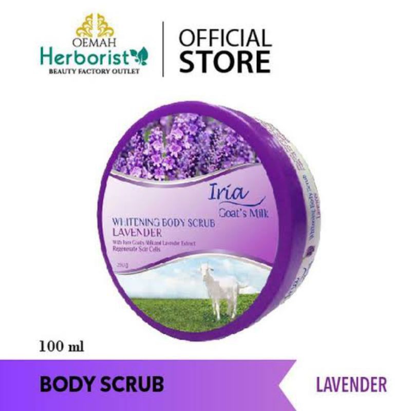 Iria Body Scrub Lavender 100gr