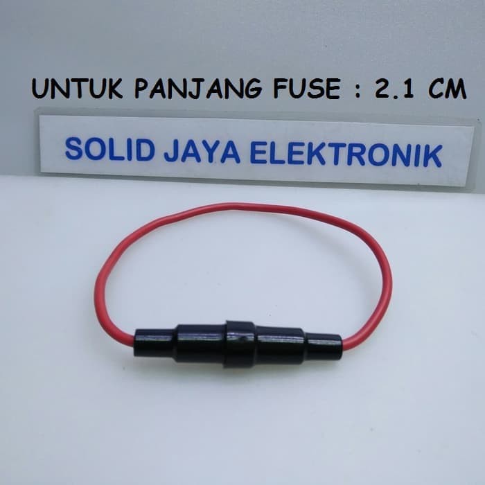 Fuse Holder Kaca Kabel Pendek Rumah Fuse Rumah Sekering Sekring Kaca