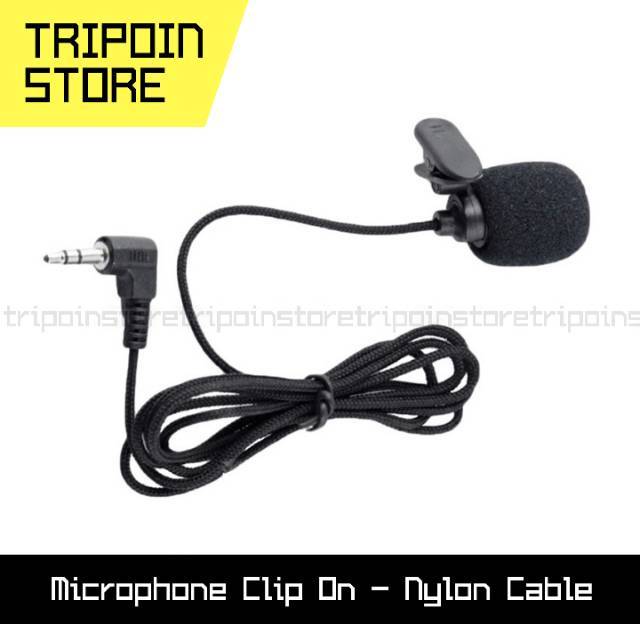 Mini Microphone Clip On - Mic Lepel Lavalier Karaoke Online JOOX Smule