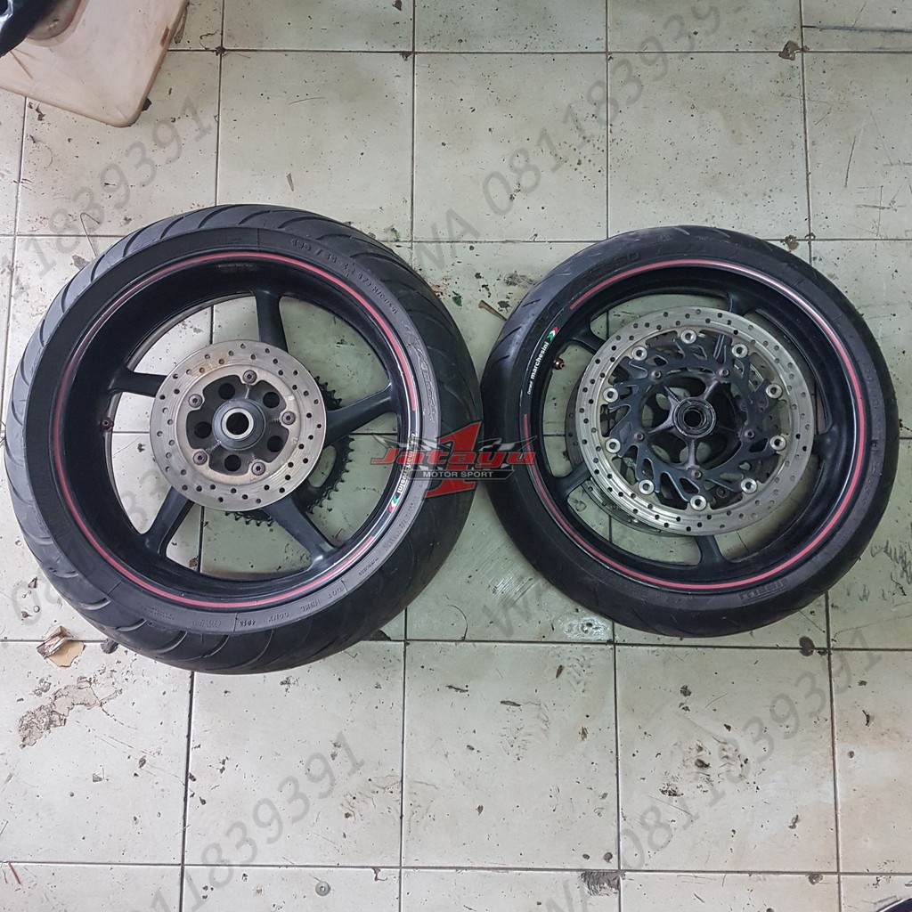 velg tapak lebar ENKEI bukan limbah ex moge YAMAHA R1 123424