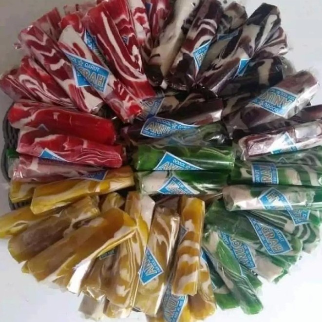 

Dodol warna/dodol zebra/dodol Garut kiloan - 1/2 kg