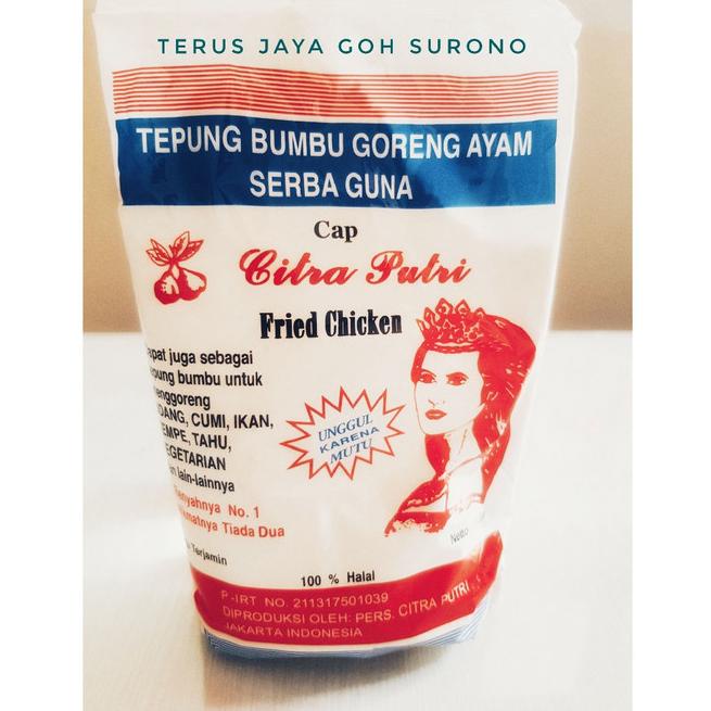 

Tepung Citra Putri Tepung Bumbu Goreng Ayam Cap Citra Putri