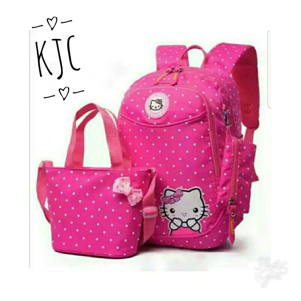 KIANJAYACOLLECTION89 - TAS RANSEL WANITA ANAK HELLO KITY PALINH MURAH!!!!