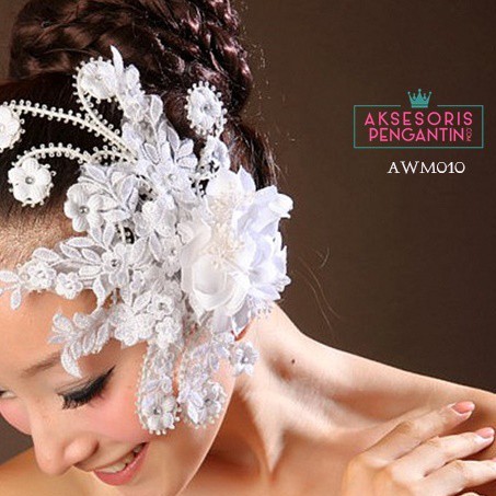 [SIAP KIRIM] AKSESORIS WEDDING HEADPIECE PENGANTIN HIASAN RAMBUT HAIRBAND AWM010