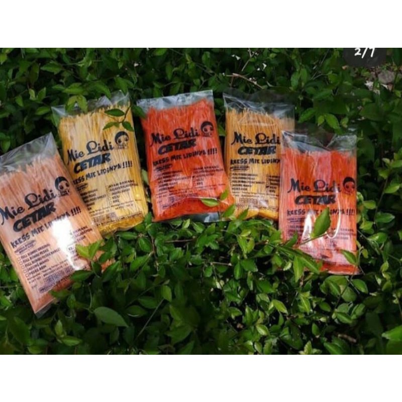 

MIE LIDI CETAR BASAH|KERING | CEMILAN ENAK |150gram