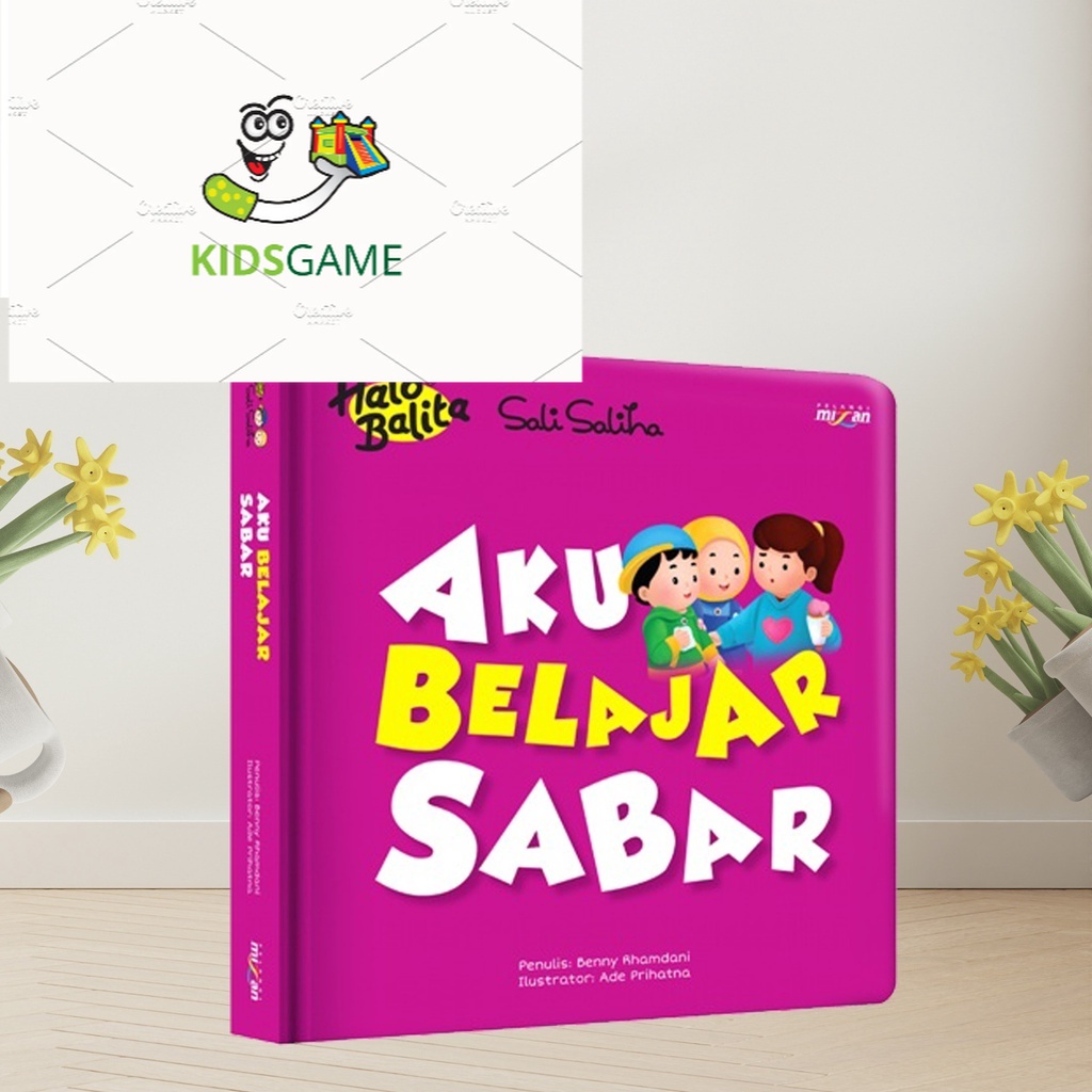 

BUKU AKTIVITAS ANAK BALITA BELAJAR DONGENG CERITA AKU BELAJAR SABAR ANAK TK PAUD BOARD BOOK