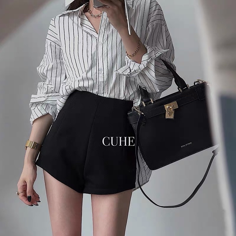 (S-XXL) NEW CUHE CELANA HIGHWAIST SIMPLE WANITA