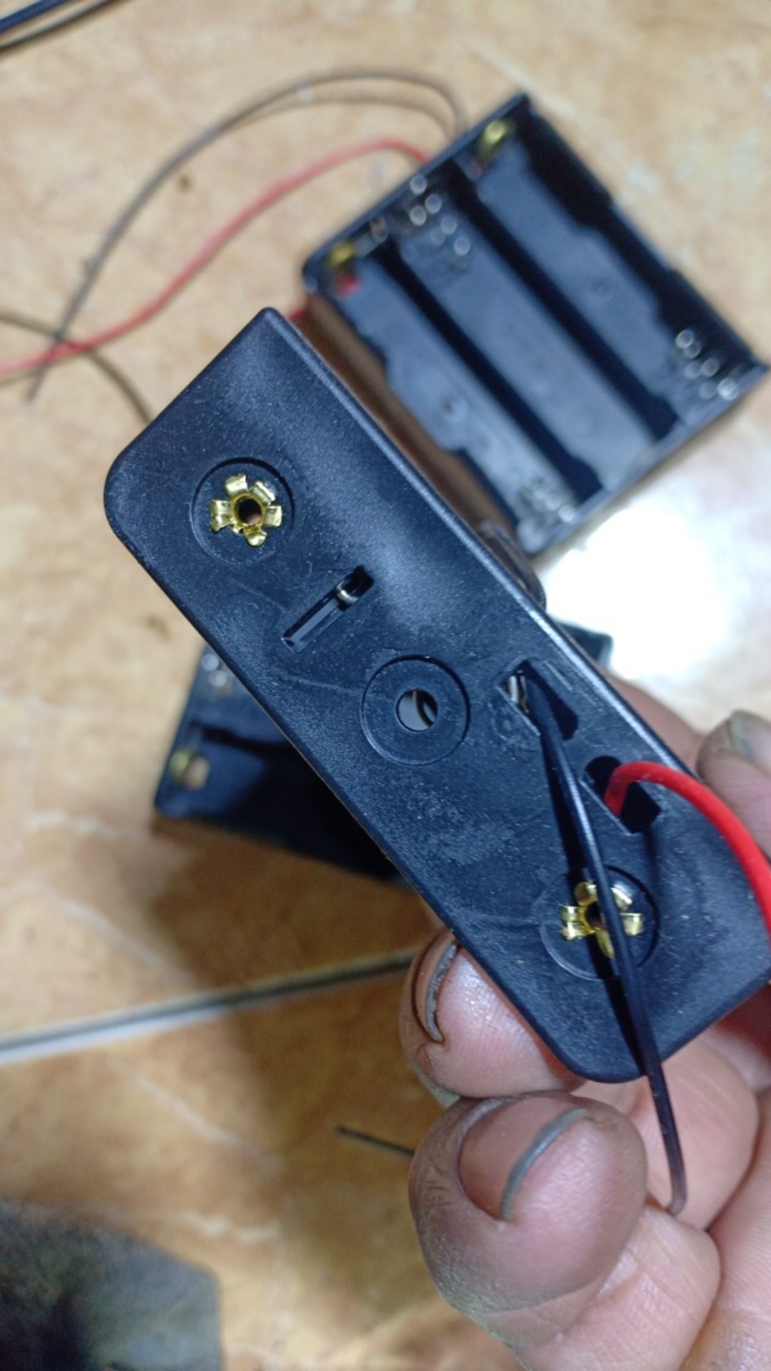 1x 2x 3x 4x 18650 Battery Case Holder 3.7v Plastic Battery Storage Box Case Holder Leads With Storage Box With Wire Lead