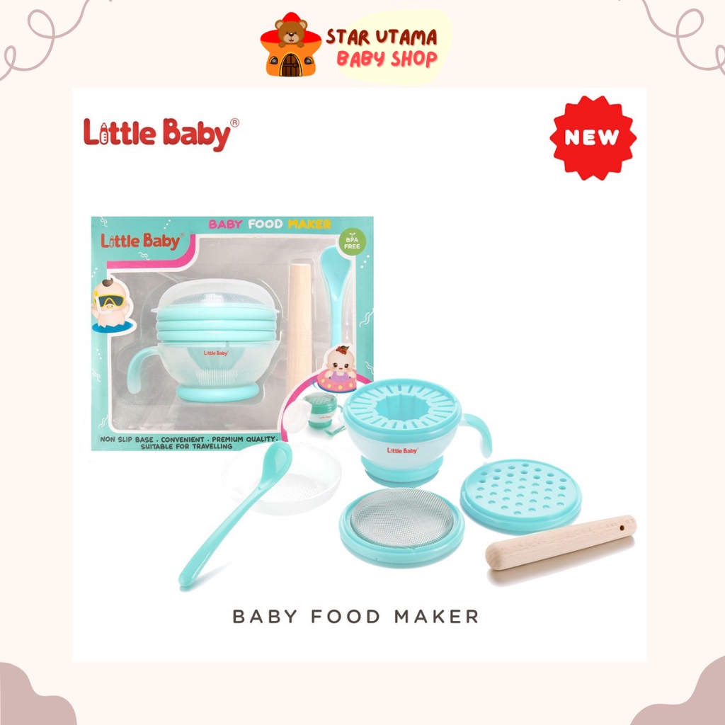 Alat Pengolah Makanan MPASI Bayi 7 in 1 Baby Food Maker BFM 0220 Little Baby