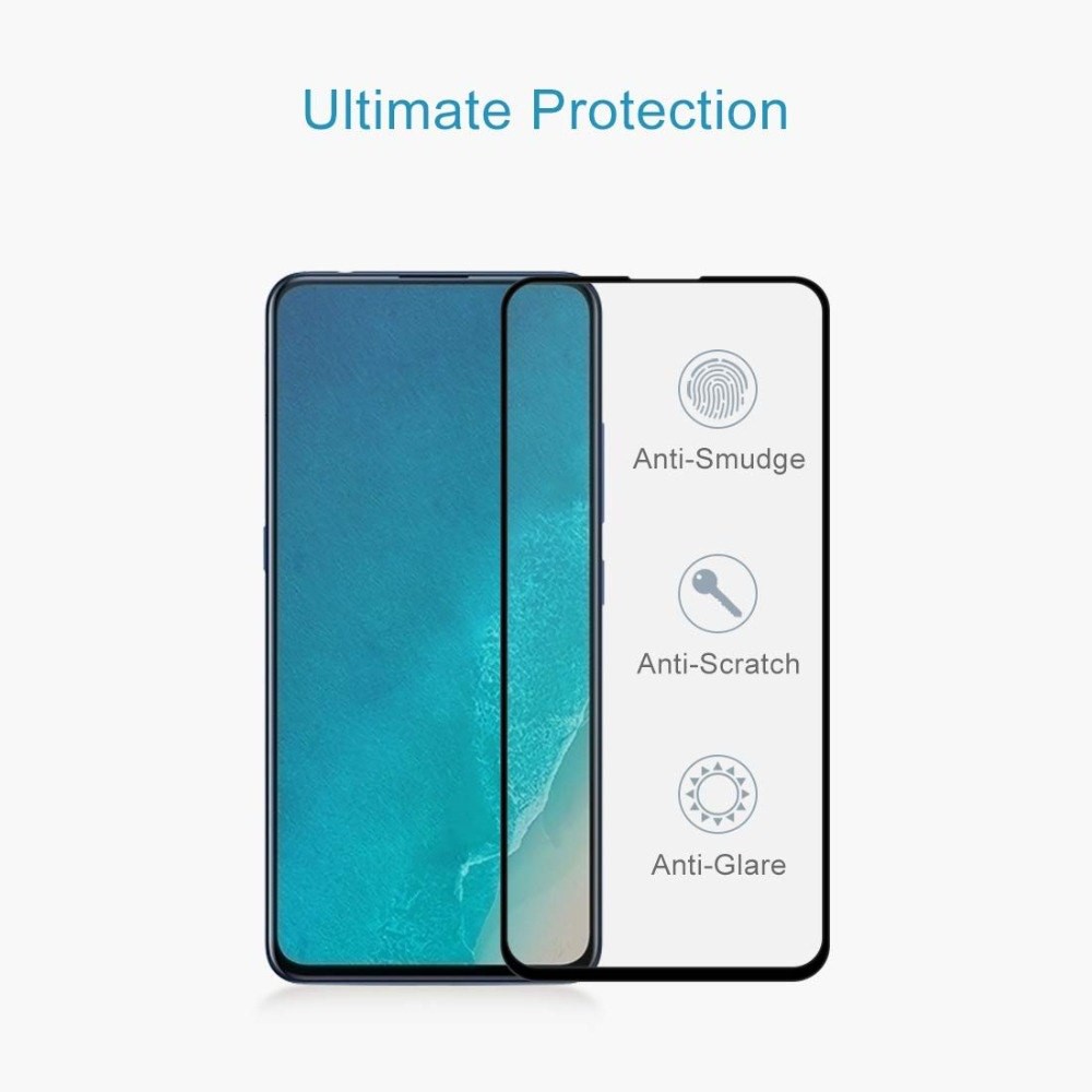 Oppo Reno 2 / Reno 2F Tempered Glass 5D Full Cover Full Lem