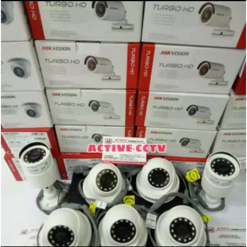 PAKET KAMERA CCTV HIKVISION 7 CAMERA 2MP 1080P HDD 2 TB