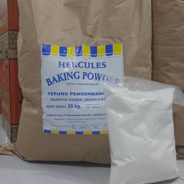 

Bahan Kue | Grab Gojek Only Baking Powder Hercules 25Kg (1Zak) Kualitas Terbaik