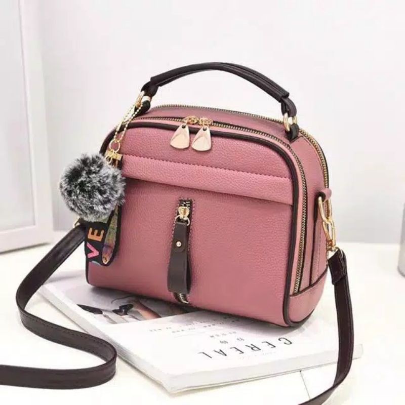 Morymony Evalia Pink / Tas Selempang Wanita