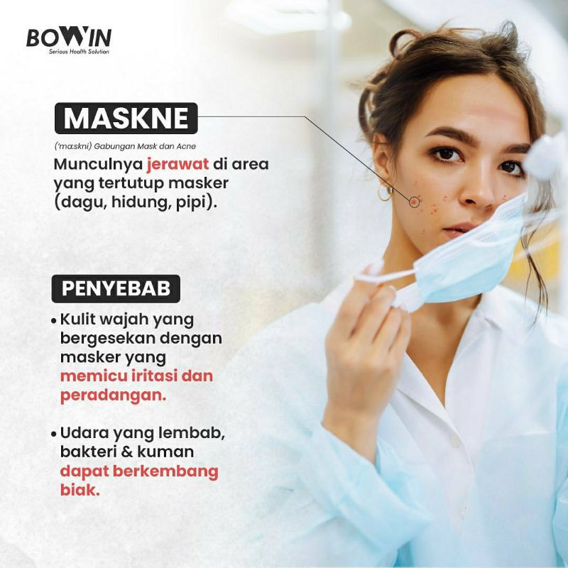 BOWIN Acne Spray ~ Obat Jerawat untuk Maskne, Back &amp; Chest Acne 75ml