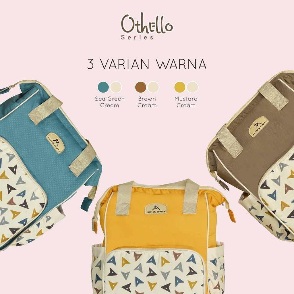 BAG17 TAS BAYI RANSEL MOM'S BABY OTHELLO SERIES