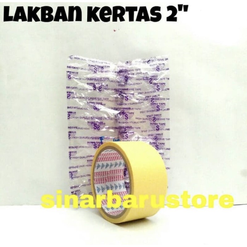 Lakban Kertas 2"(Inchi)