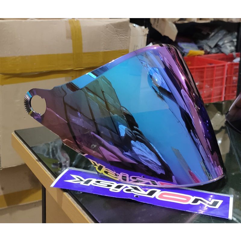 Kaca Visor Venom Flat Helm Iridium Silver Blue Gold Plangi KYT 2Vision Ink Cx 22 Kyt Forza Kyt Romeo Murah Kualitas Mewah