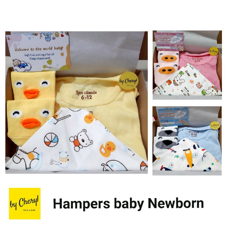 HAMPERS BAYI NEWBORN / KADO BAYI / BAJU BAYI / JUMPER SET