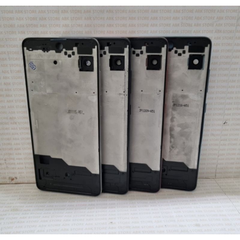 FRAME+BEZZEL+BACKDOOR KESING CASING FULLSET SAMSUNG A51 A515F ORIGINAL