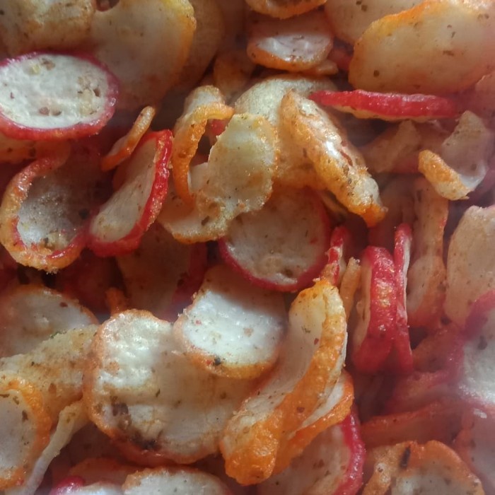 

kerupuk seblak kering pedas 100 gr keripik hot spicy camilan