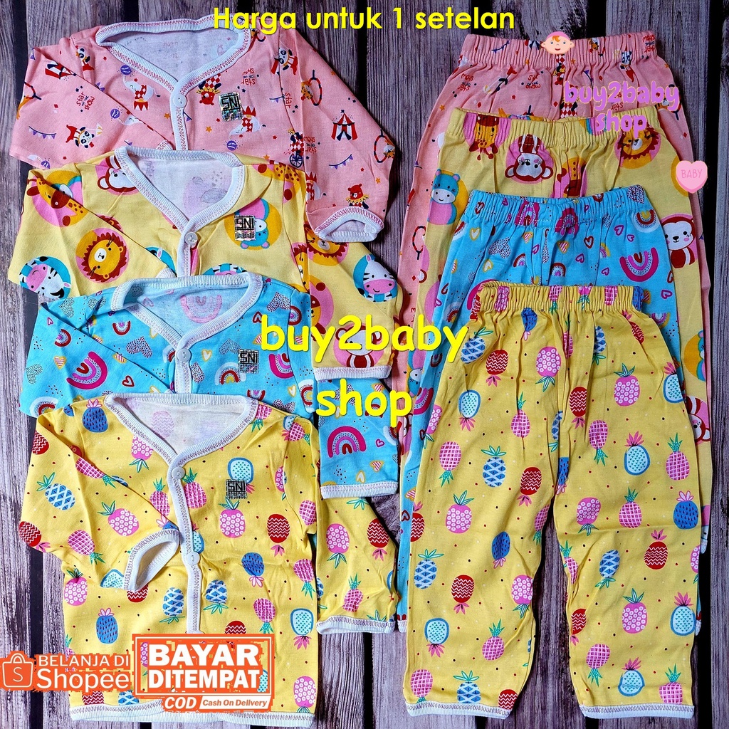 Setelan piyama celana panjang bayi Baby Girl Series Hokiku/Bebifun 0-3 Bulan 1 PCS