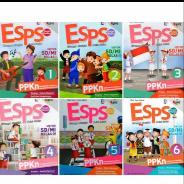 ESPS PPKn SD MI Kelas 1 2 3 4 5 6 Kurikulum 2013 Revisi