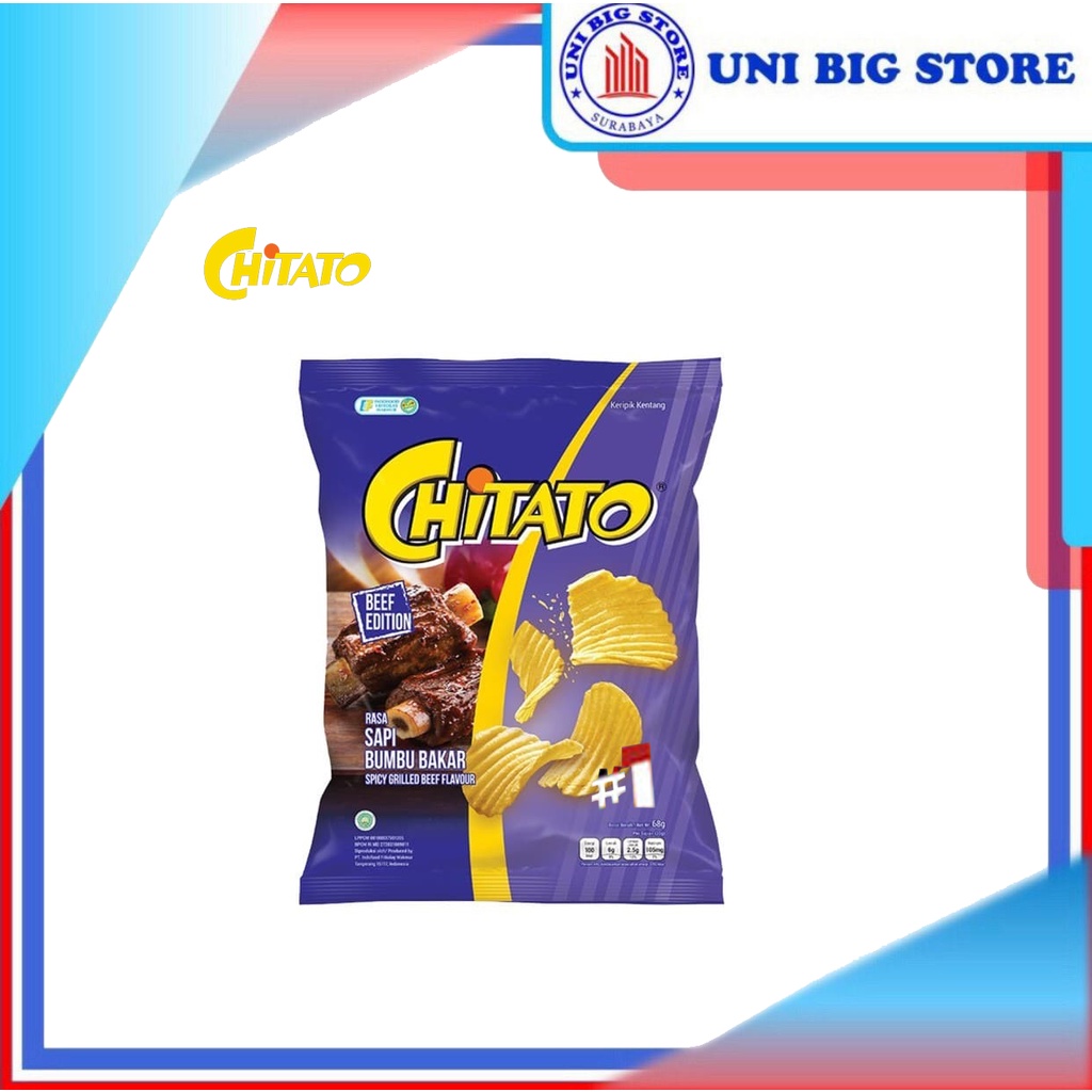 

Chitato Snacks Sapi Bumbu Bakar 68 gr