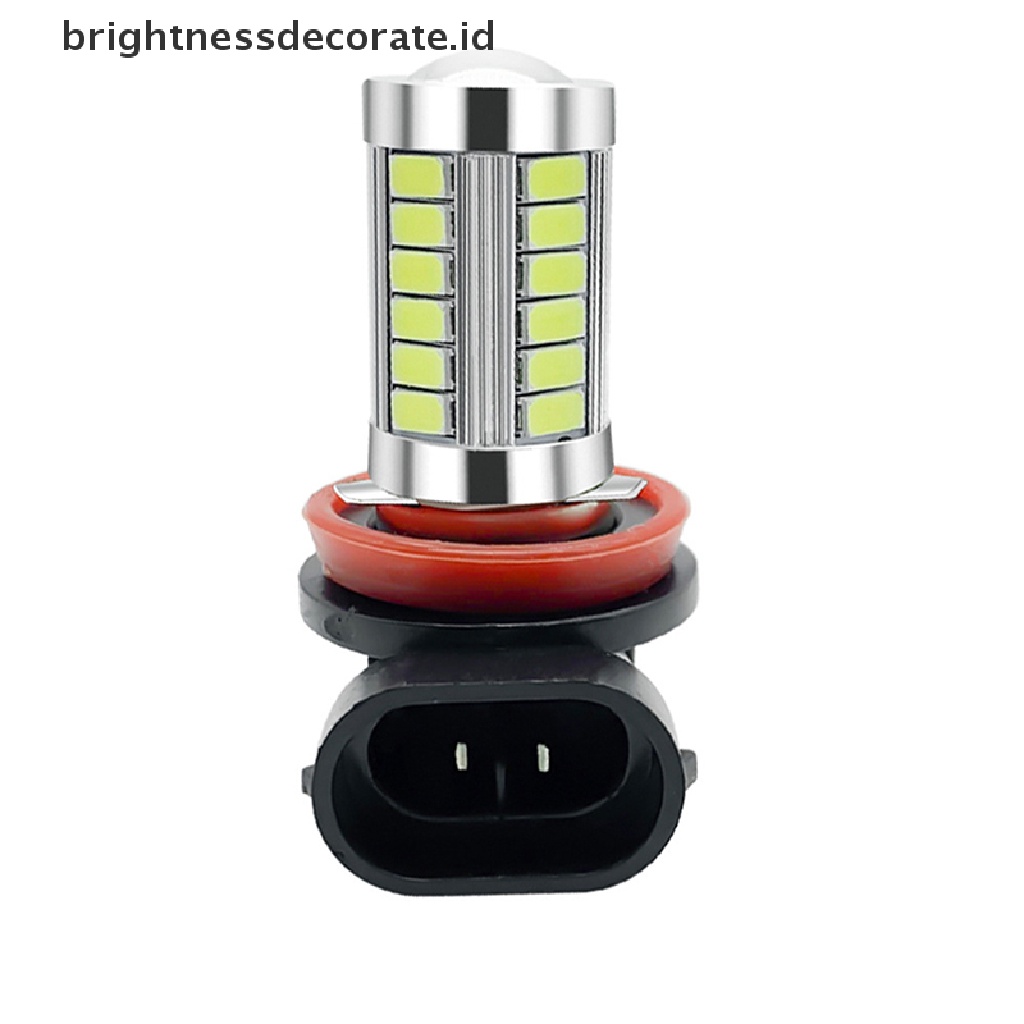 [birth] 2Pcs Car H8 H11 LED 9005 9006 5630 33SMD Fog Lamp Daytime Running Light Bulb [ID]