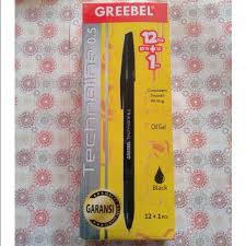 pulpen greebel hitam technoline