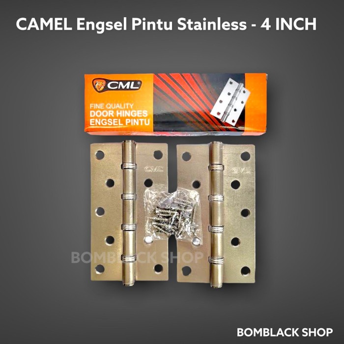 CAMEL Engsel Pintu Tebal Stainless 3&quot; 4&quot; Inch Jendela Anti Karat ASLI