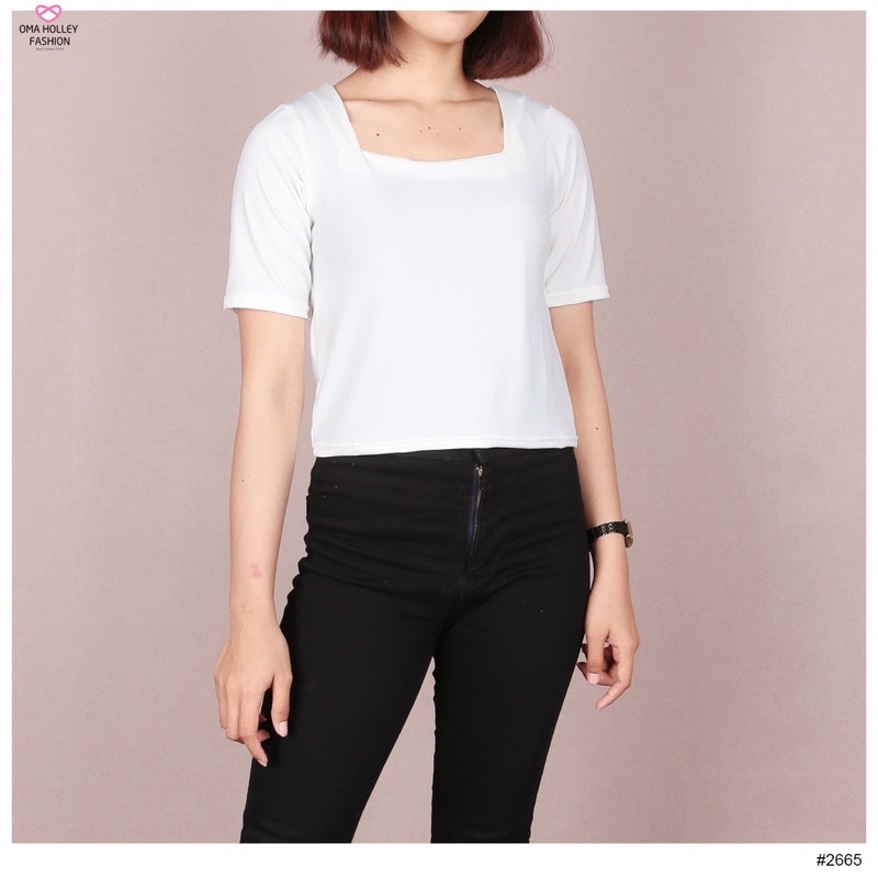 MARTINA BASIC T-SHIRT UNECK JERSEY