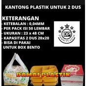 Kantong Kresek Plastik Buat Mika Bento 3 Box