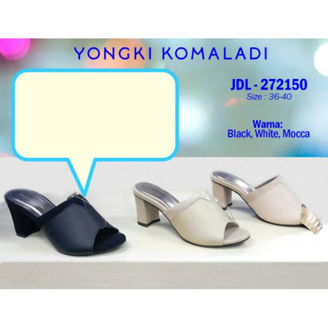 Sandal wedges wanita koleksi yongki komaladi