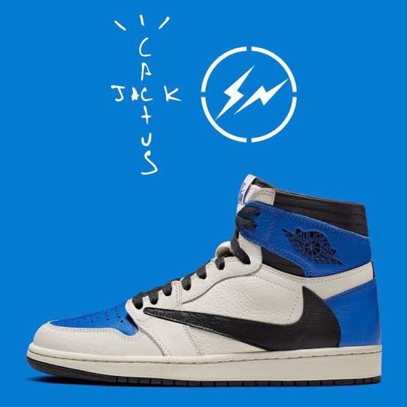 Air jordan 1 cactus jack x fragment