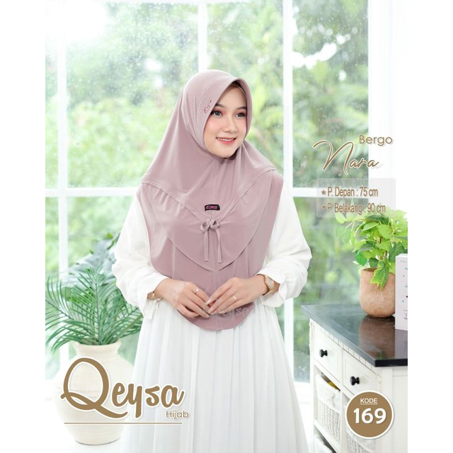 QEYSA HIJAB ORIGINAL / JILBAB QEYSA ORI KODE 169 / JILBAB QEYSA BERGO NARA