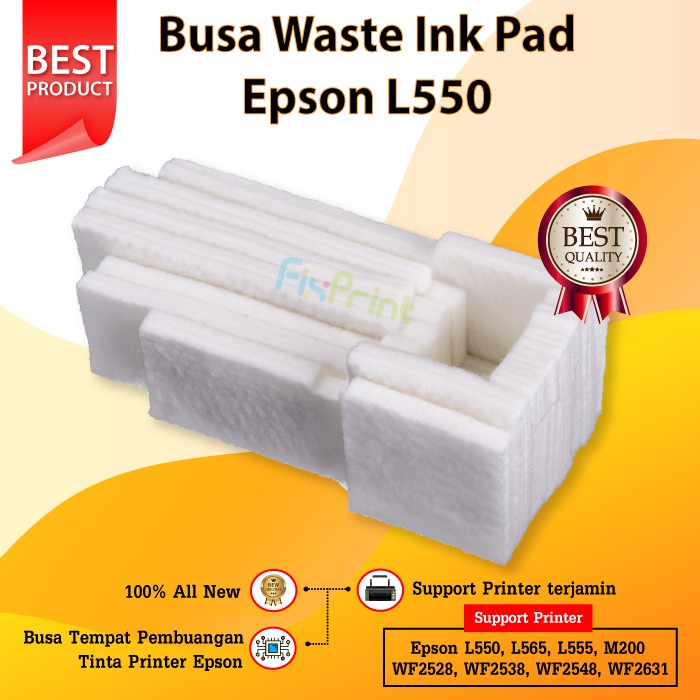 Ink Pad Epson L550 L565 L555 Inkpad Busa Pembuangan M100 M105 M200