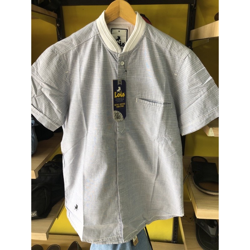 KLS082 KEMEJA LOIS ORIGINAL ABU ABU NEW