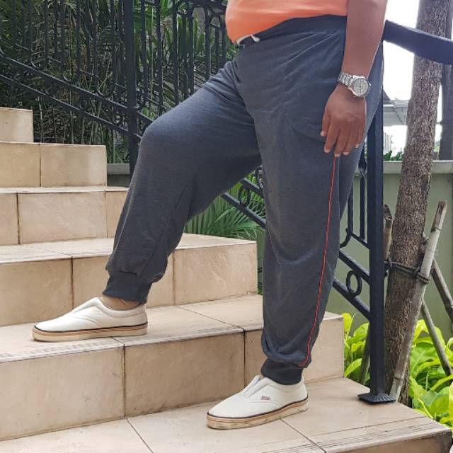 Celana Panjang Jogger Training Pria dewasa BIG SIZE List - hummer List